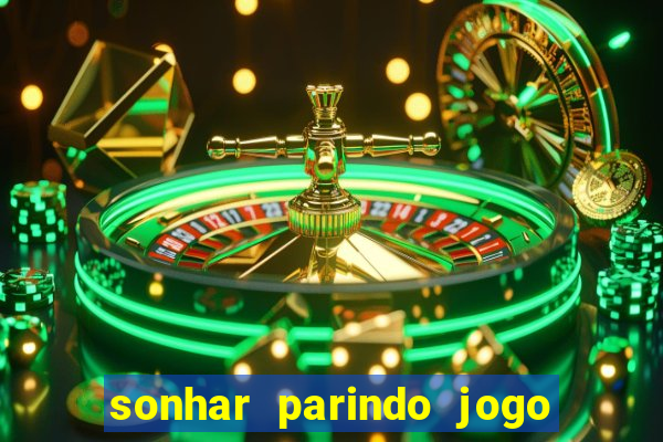 sonhar parindo jogo do bicho